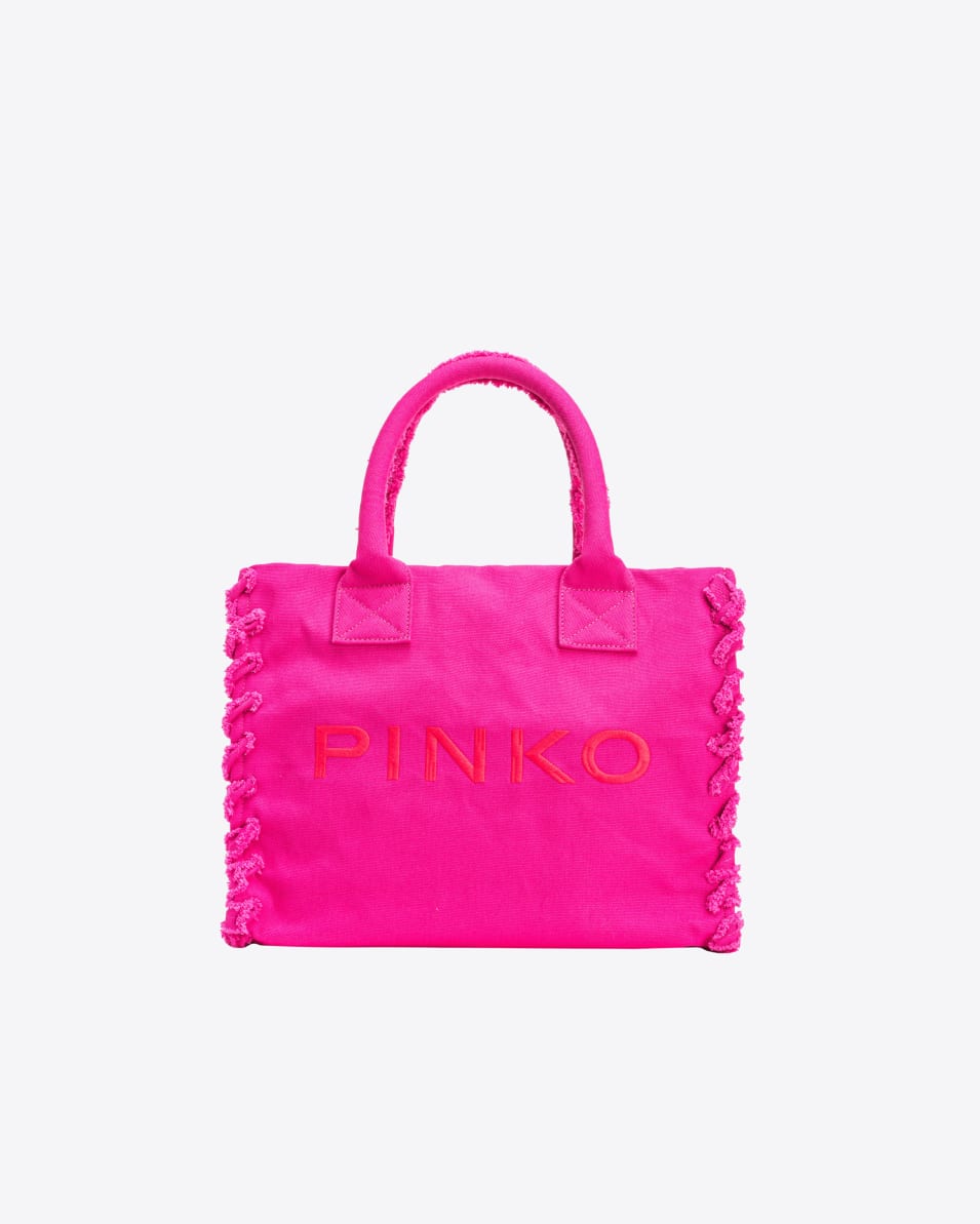 Pinko Beach Shopper aus recyceltem Segeltuch