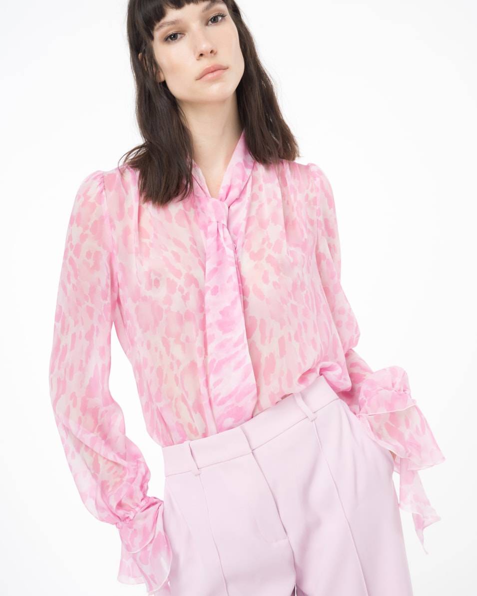 Pinko Bedruckte Chiffonbluse