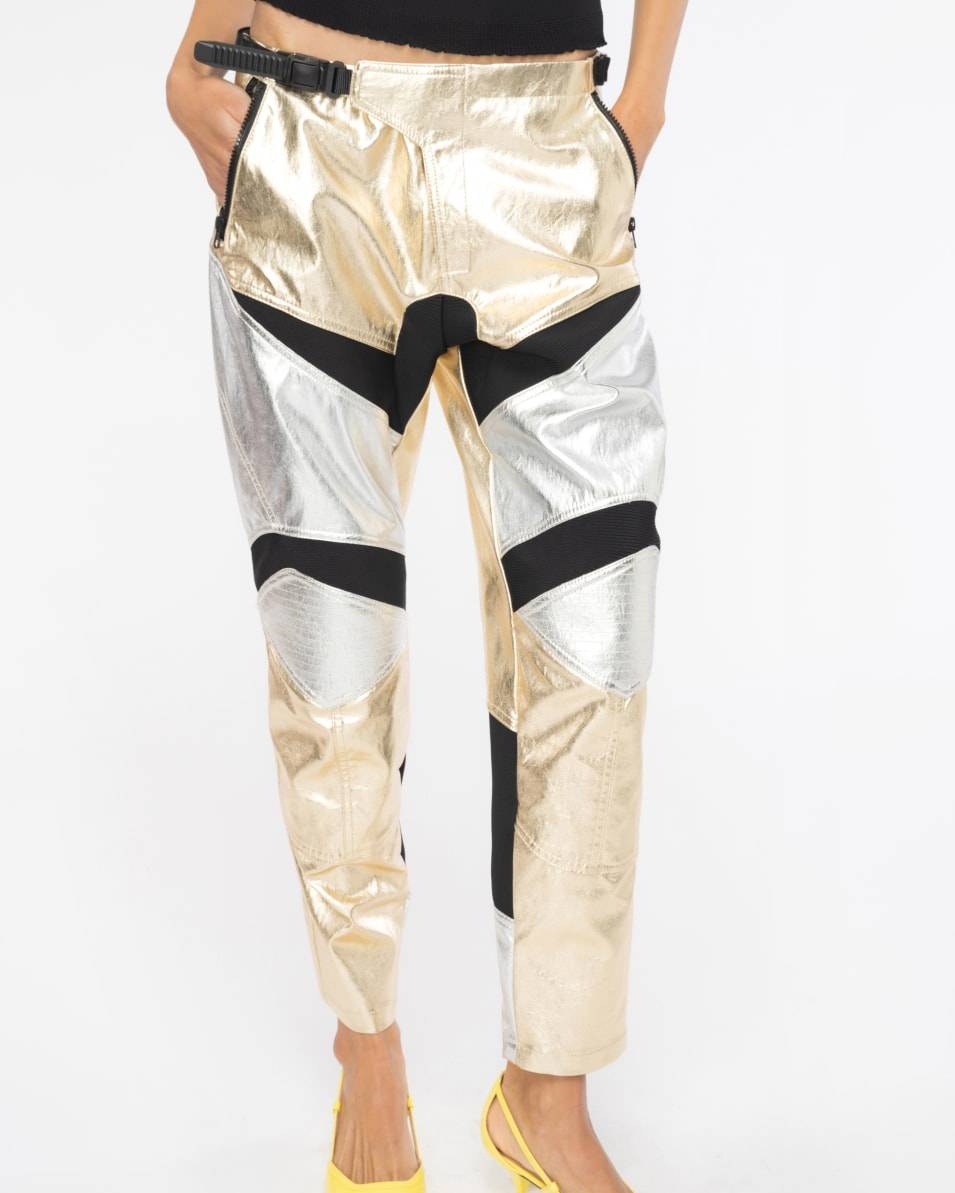 Pinko Bikerhose Metallic