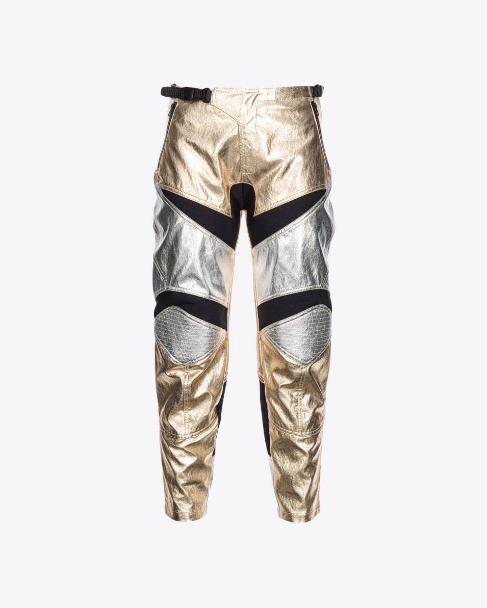 Pinko Bikerhose Metallic