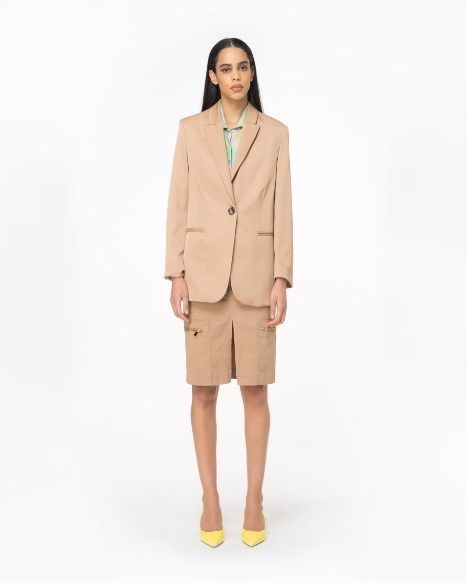 Pinko Blazer Aus Mattem Satin