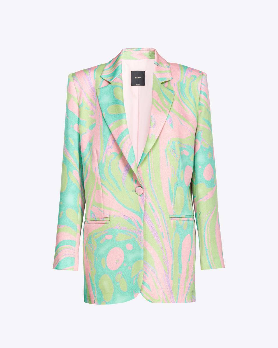 Pinko Blazer Splash-Print