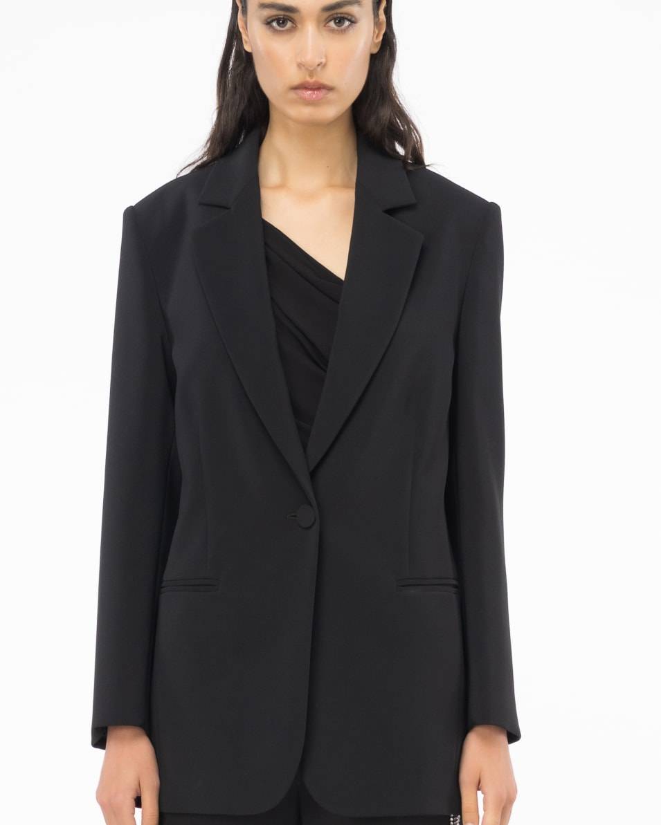 Pinko Blazer Stretch-Crêpe Unifarben