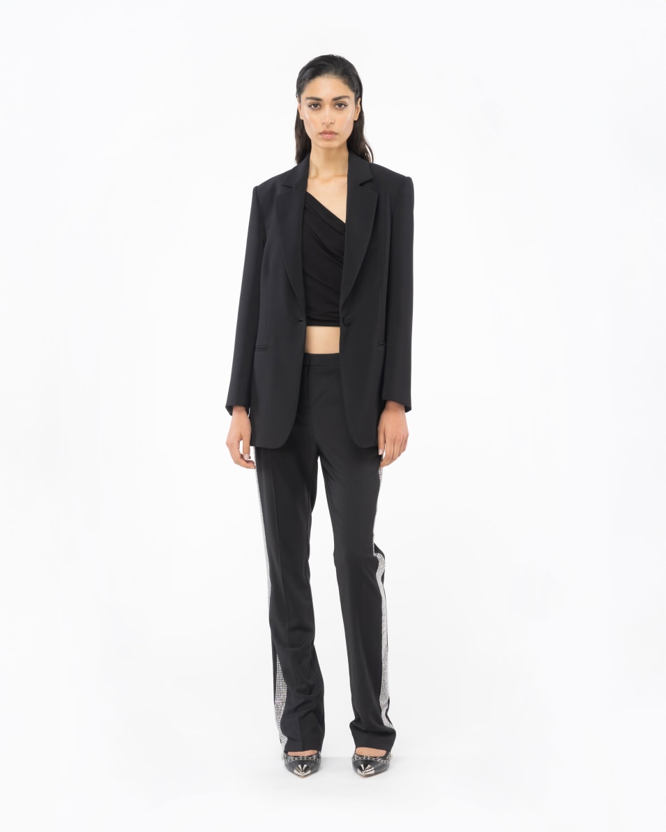 Pinko Blazer Stretch-Crêpe Unifarben