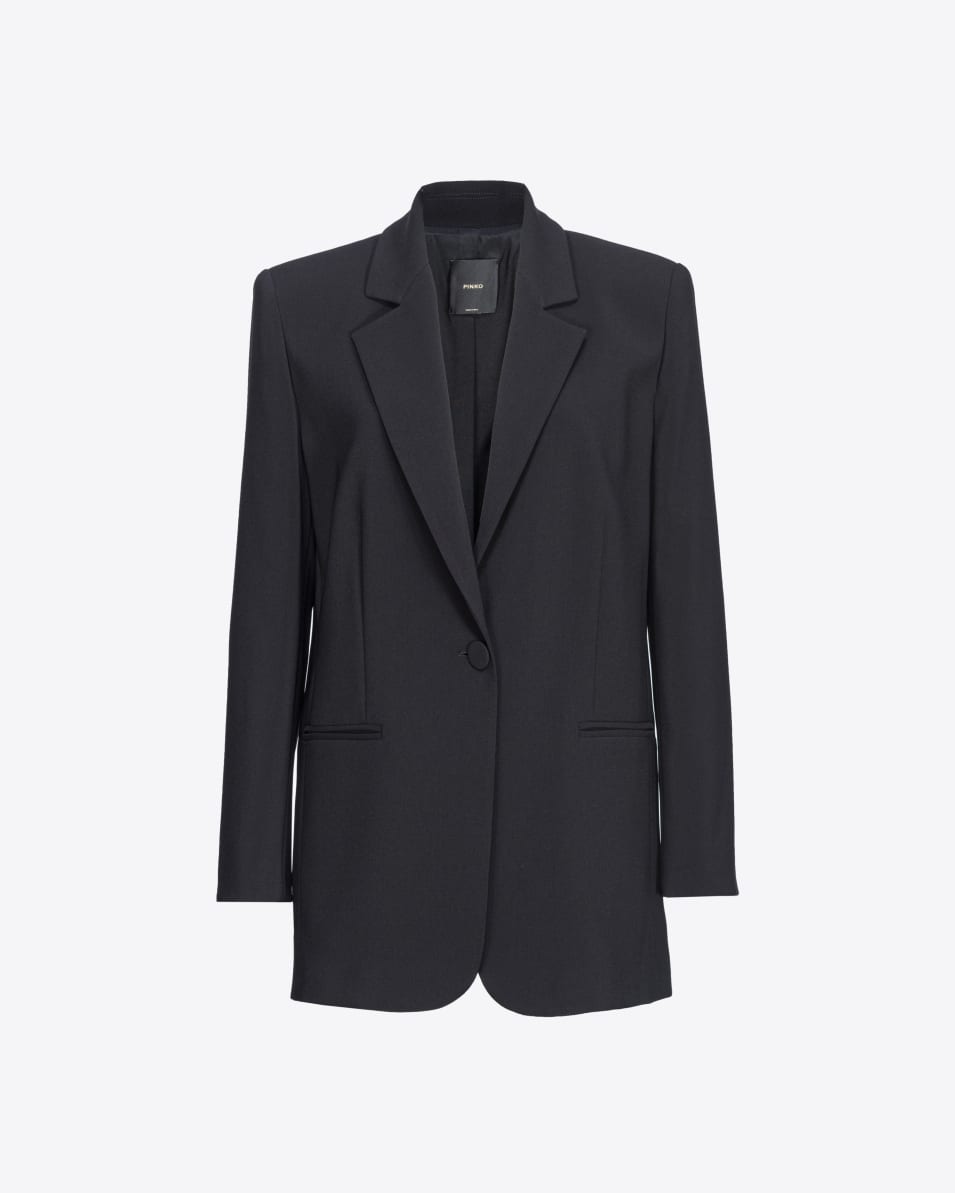 Pinko Blazer Stretch-Crêpe unifarben