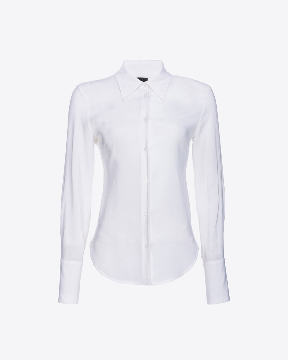 Pinko Bluse Aus Elastischem Georgette