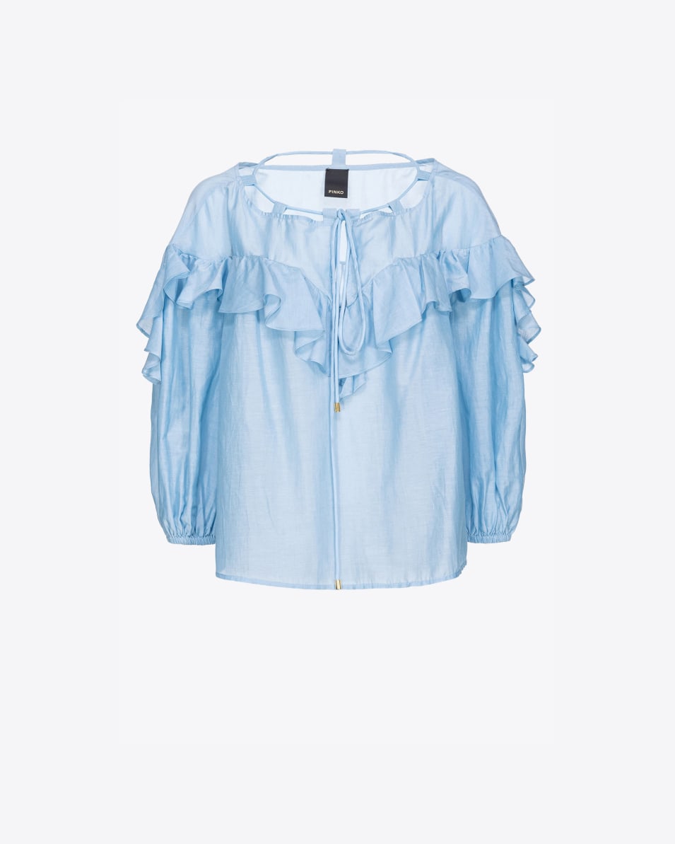 Pinko Bluse mit großem Volant