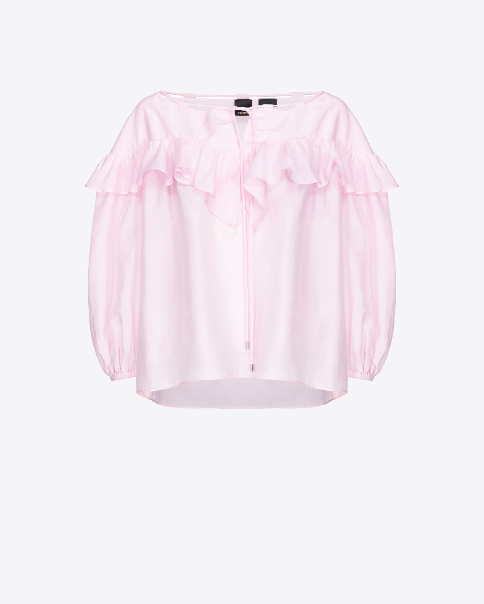 Pinko Bluse mit großem Volant