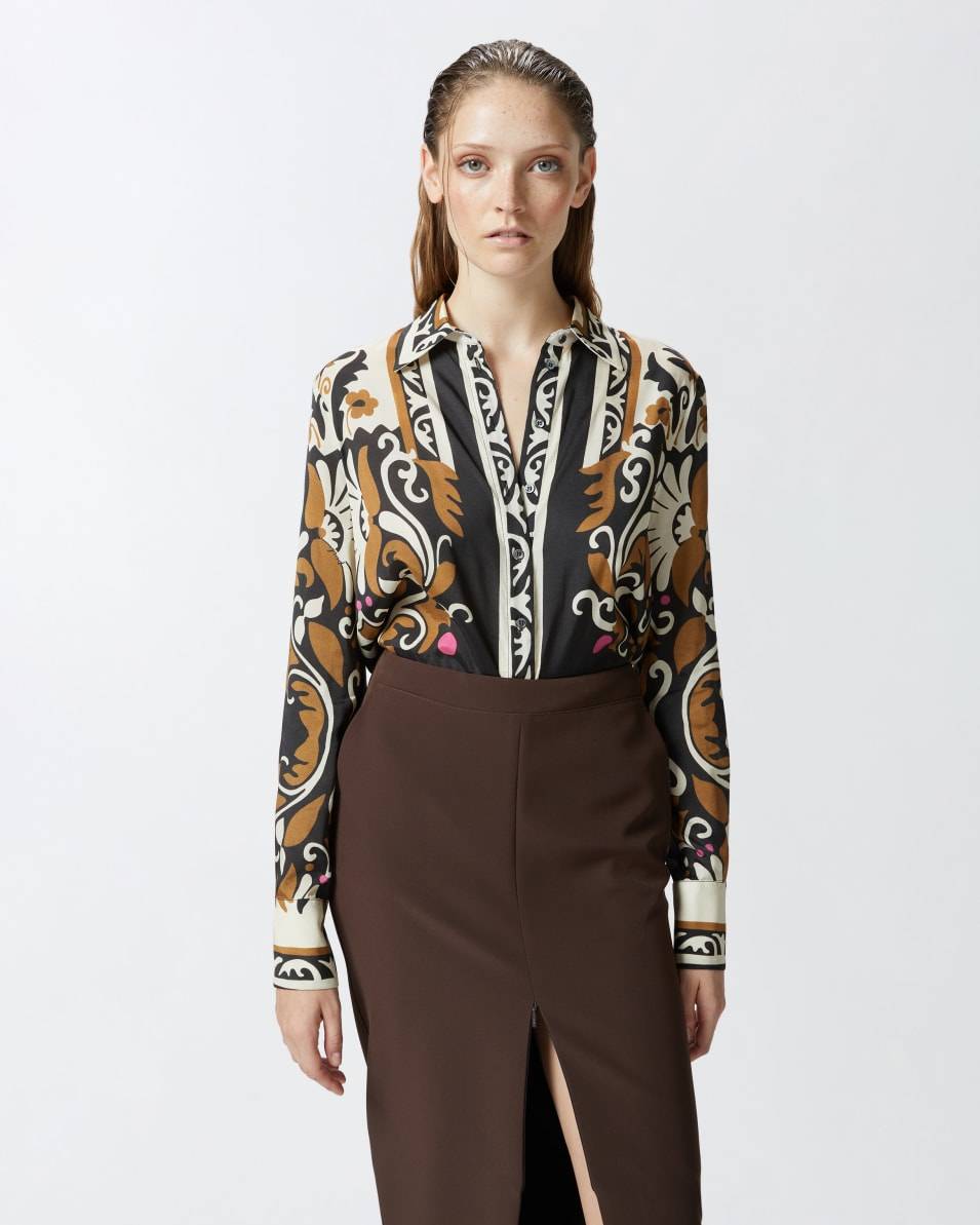 Pinko Bluse Mit Ornamentalem Blumenprint