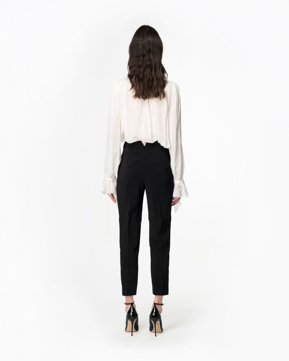 Pinko Bluse Mit Schleife Und Rüschen