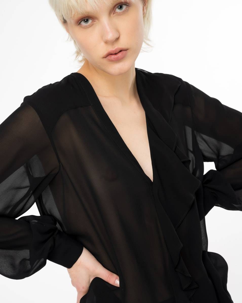 Pinko Bluse Mit Volant