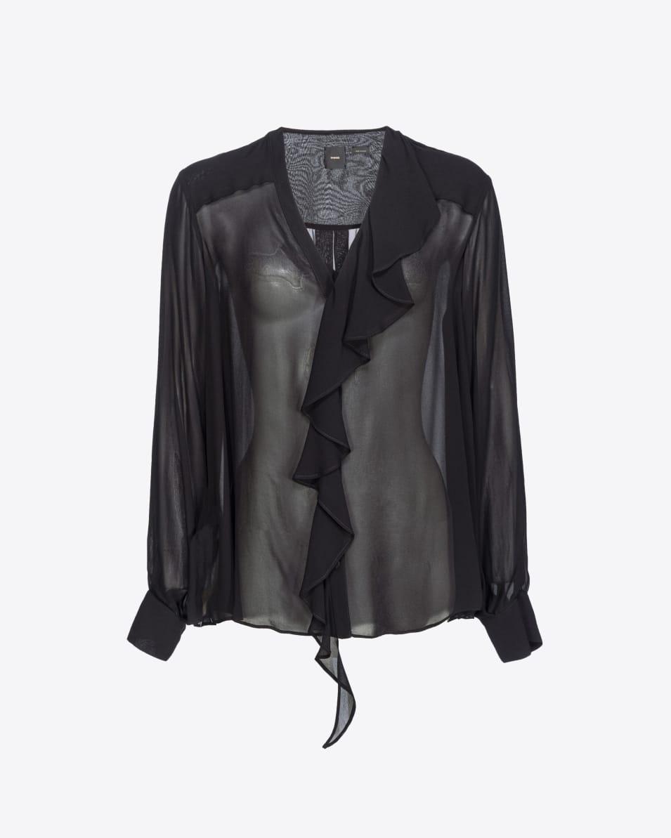 Pinko Bluse mit Volant