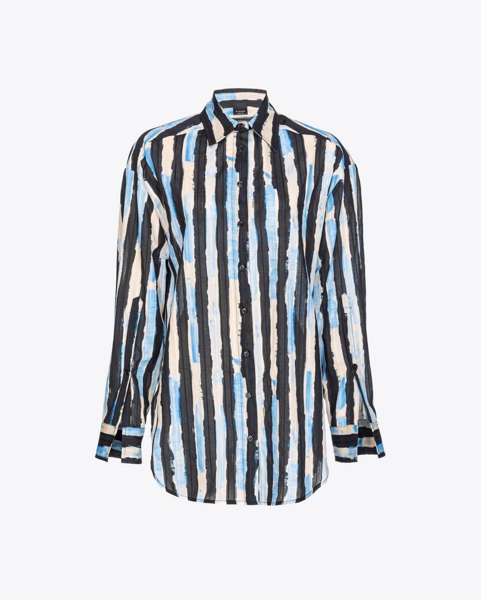 Pinko Bluse Pinselstrich-Print