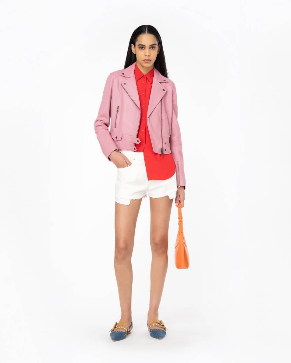 Pinko Bluse Seidenmix Mit Brusttaschen