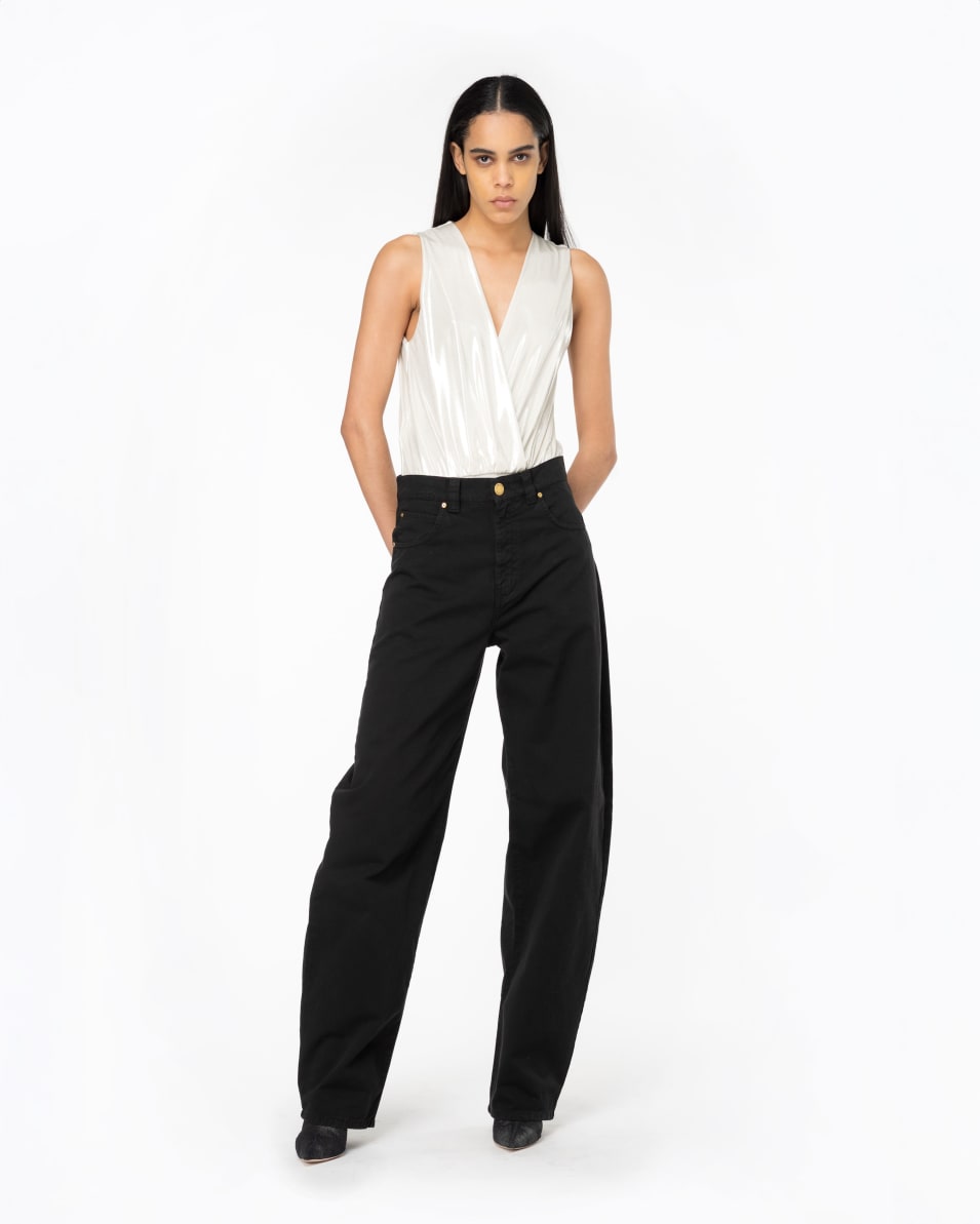 Pinko Body Aus Beschichtetem Jersey