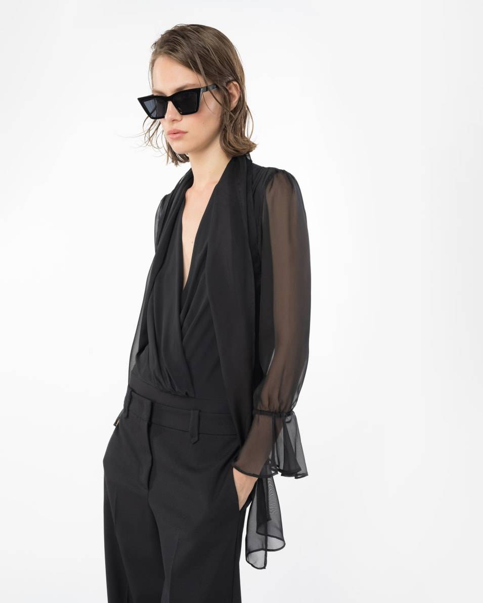 Pinko Body Aus Seidenchiffon