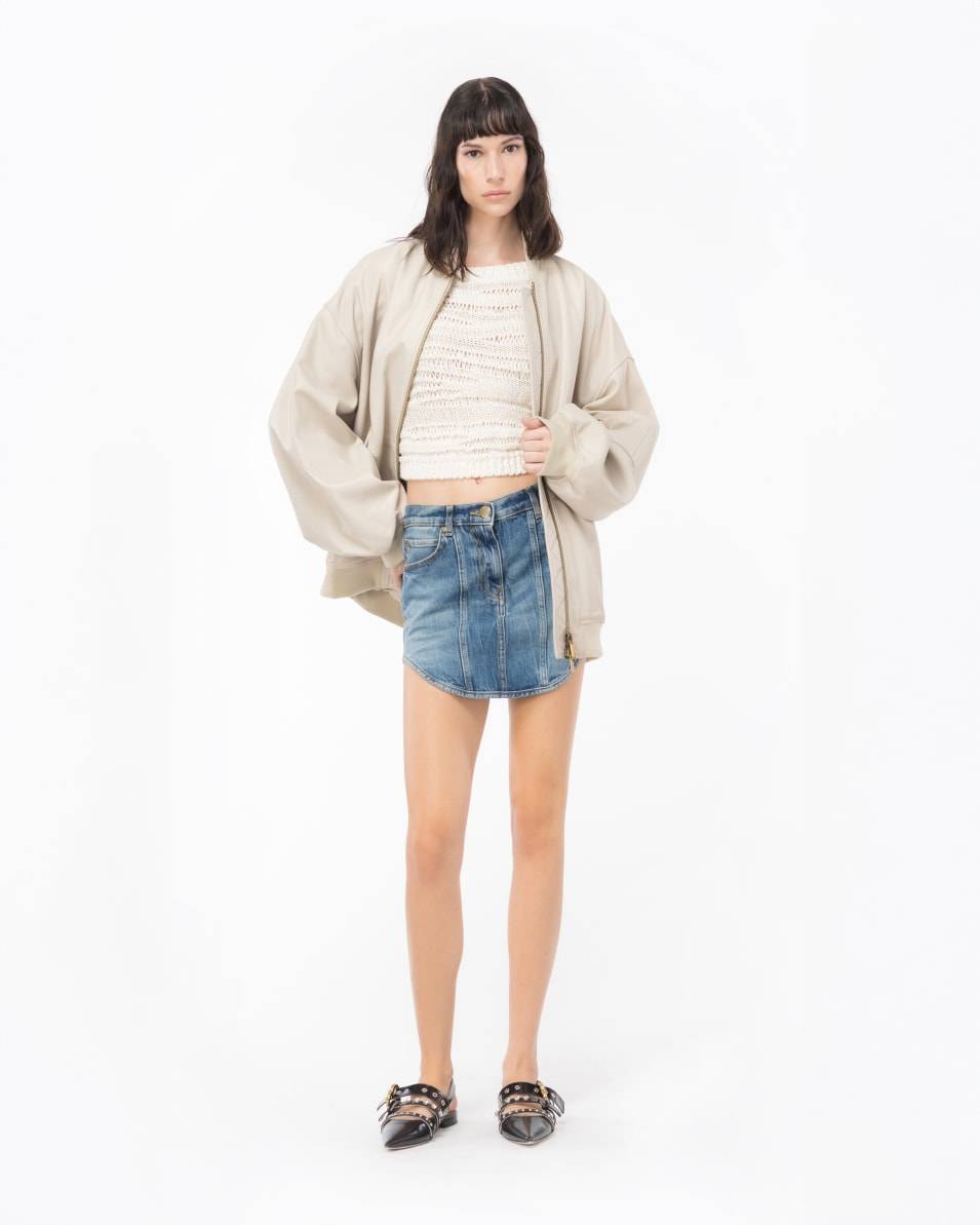 Pinko Bomberjacke Aus Nappaleder