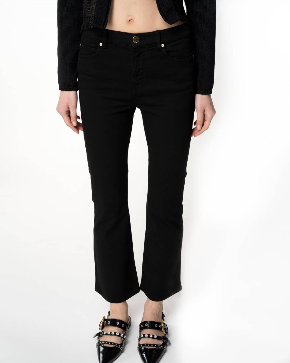 Pinko Bootcut-Hose Aus Baumwollbull