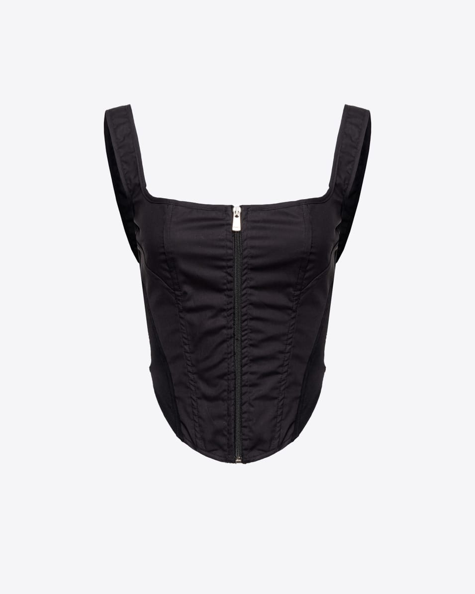 Pinko Bustier Aus Popeline