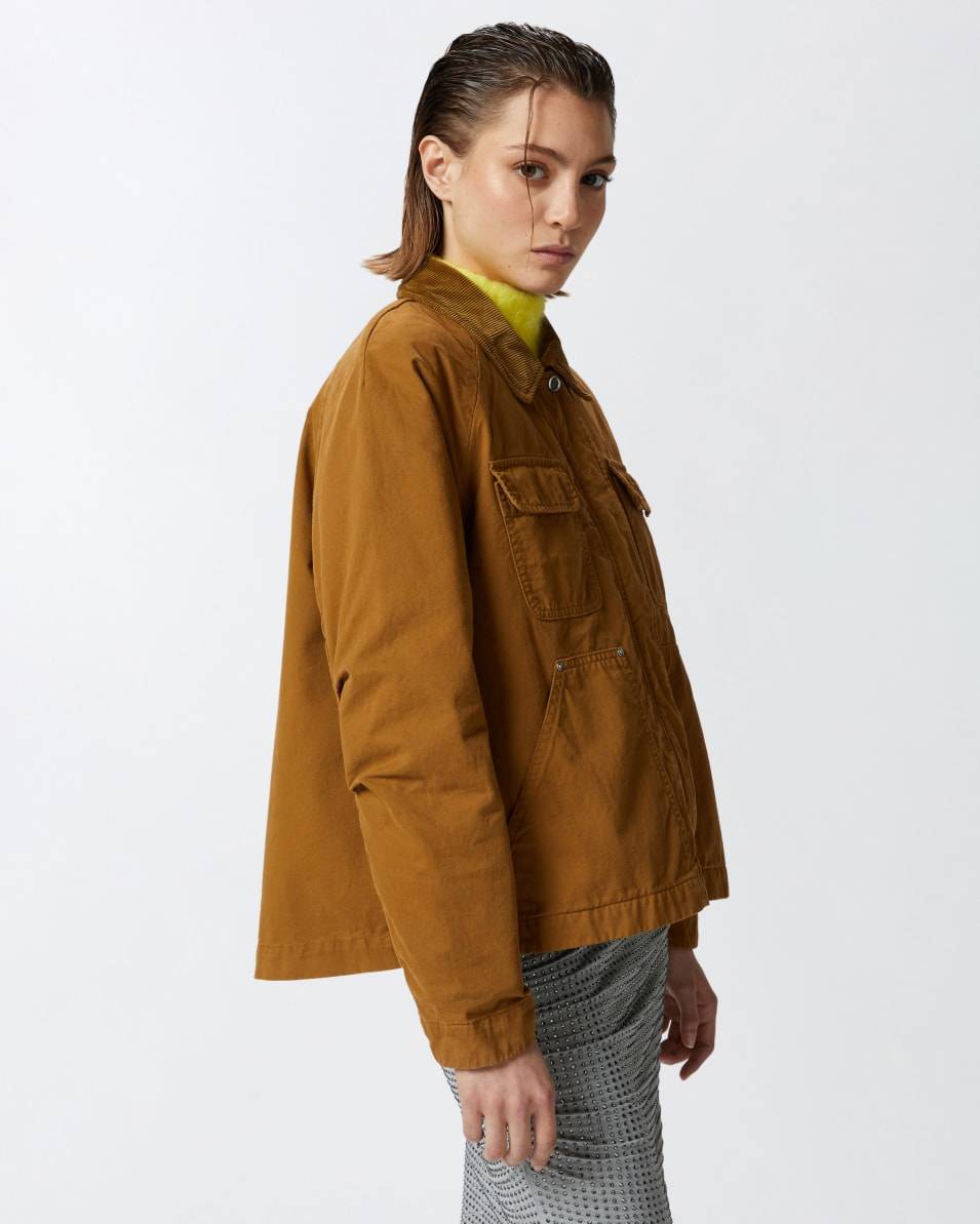 Pinko Cabanjacke Mit Cordkragen