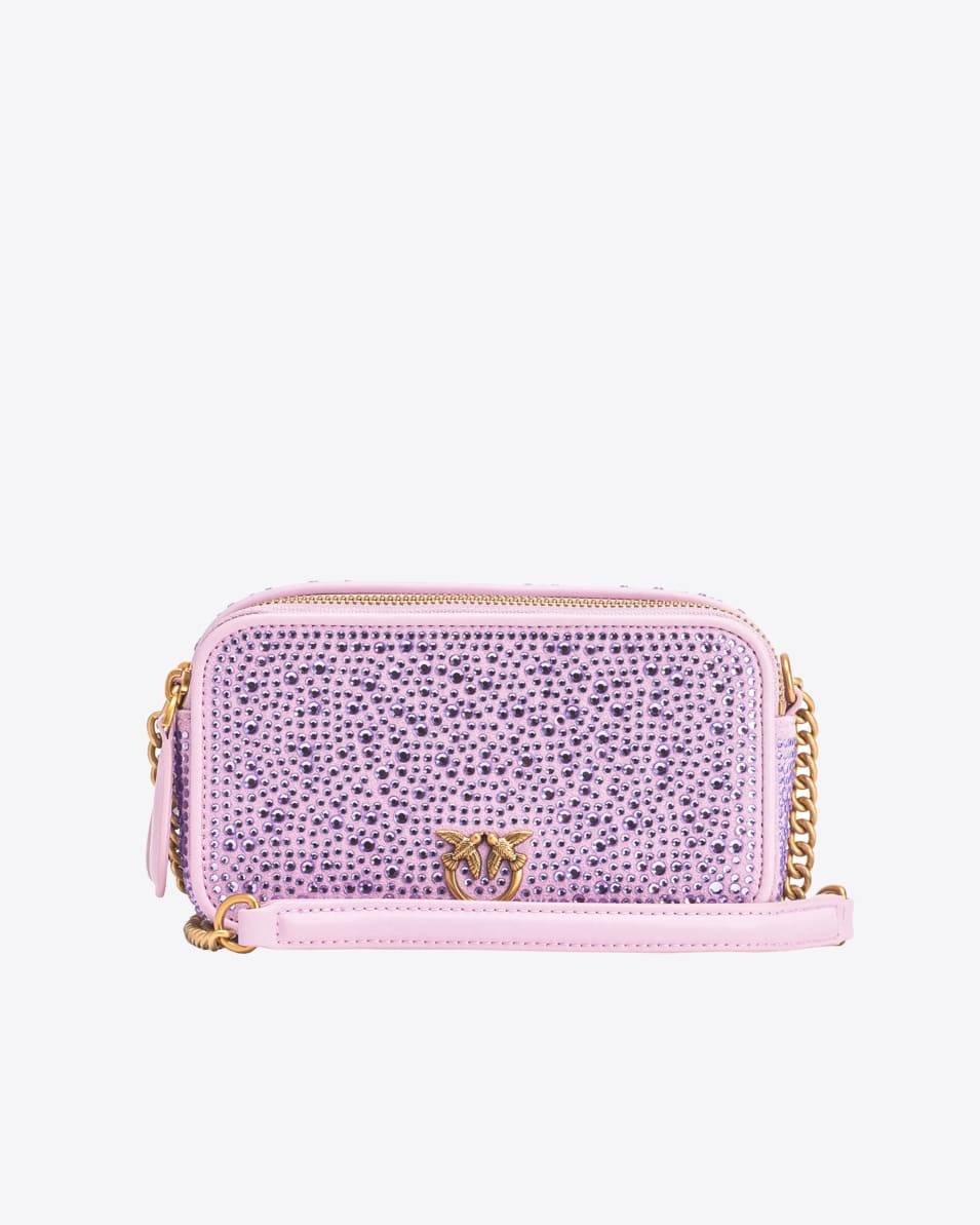 Pinko Camera Case Allover-Strass