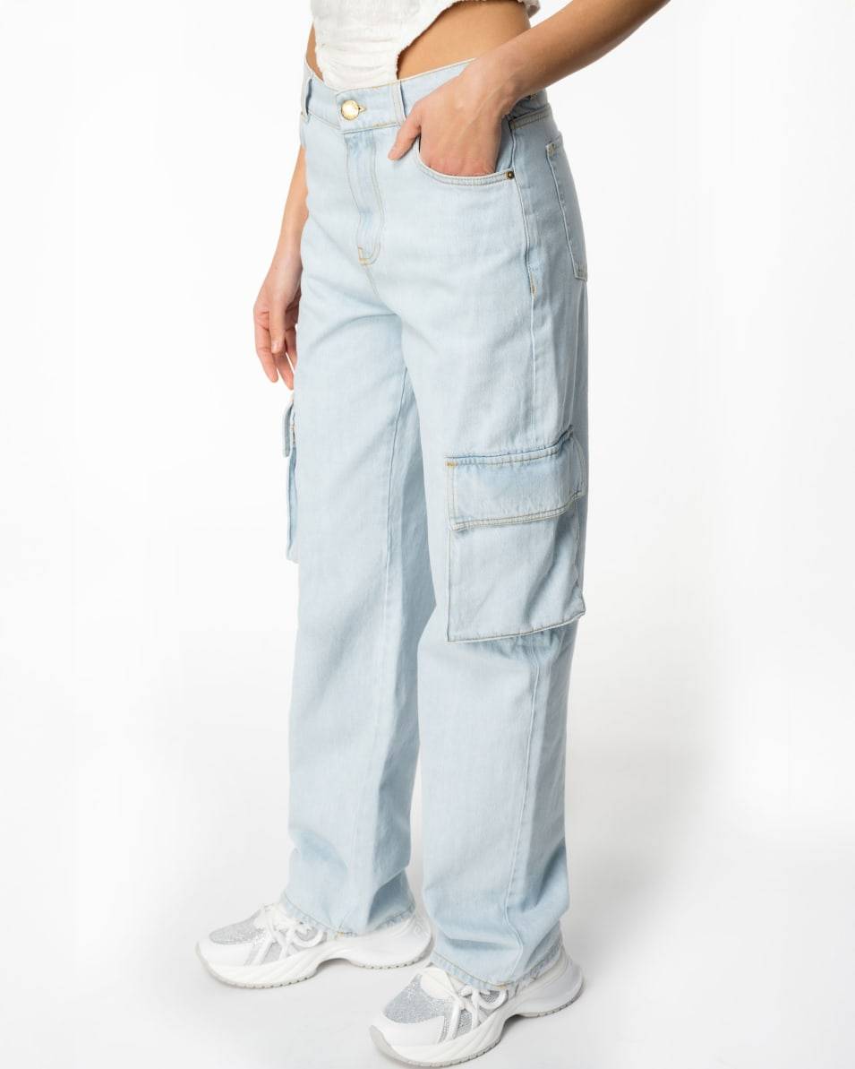 Pinko Cargojeans Denim Baby Blue