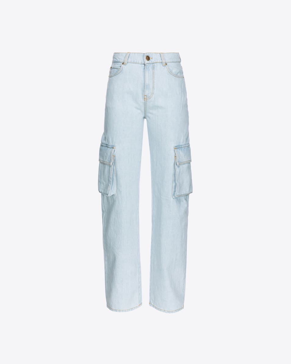Pinko Cargojeans Denim Baby Blue