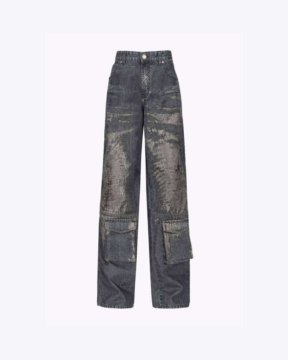Pinko Cargojeans Denim Dévoré