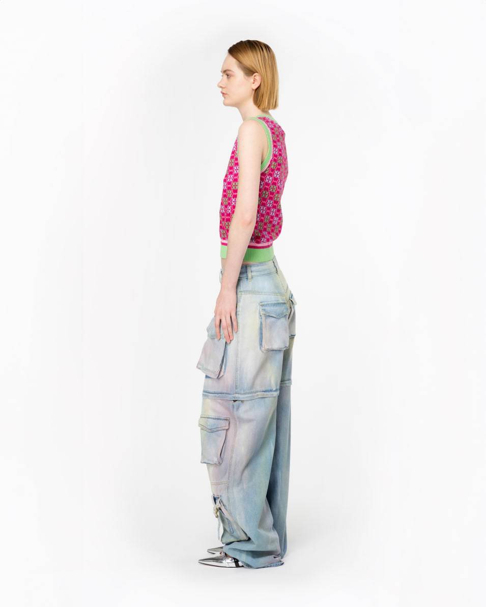 Pinko Cargojeans Dusty Denim Mehrfarbig