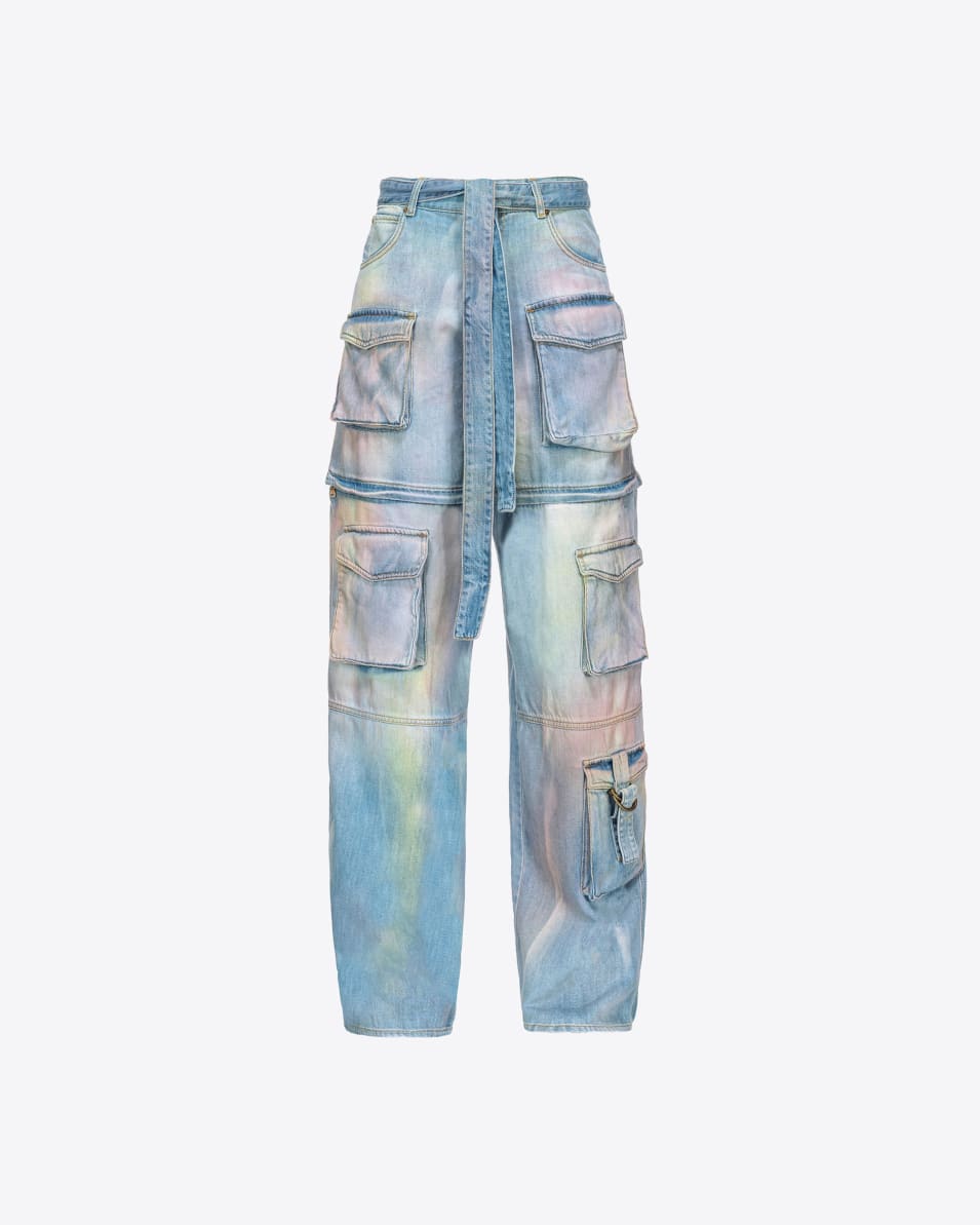 Pinko Cargojeans Dusty Denim mehrfarbig