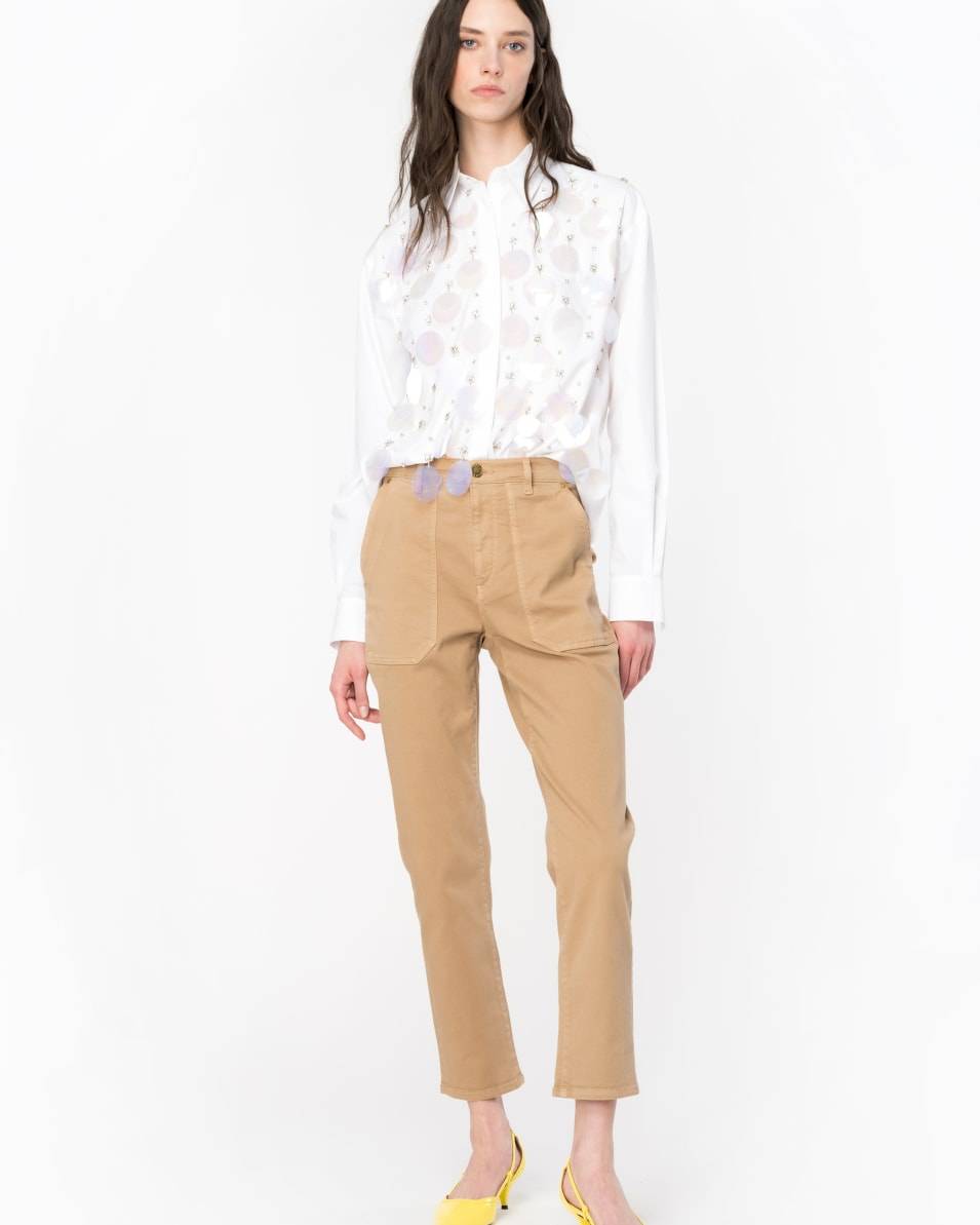 Pinko Chinojeans Aus Baumwollbull