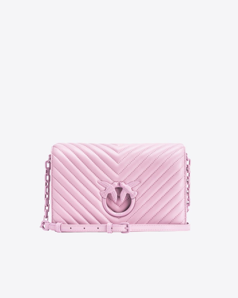 Pinko Classic Love Bag Click Chevron Color Block