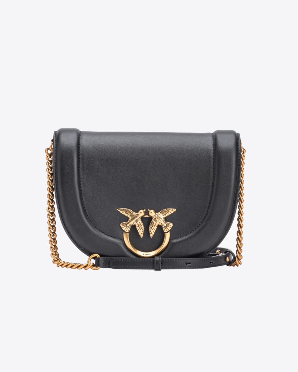 Pinko Classic Love Bag Click Round aus Leder