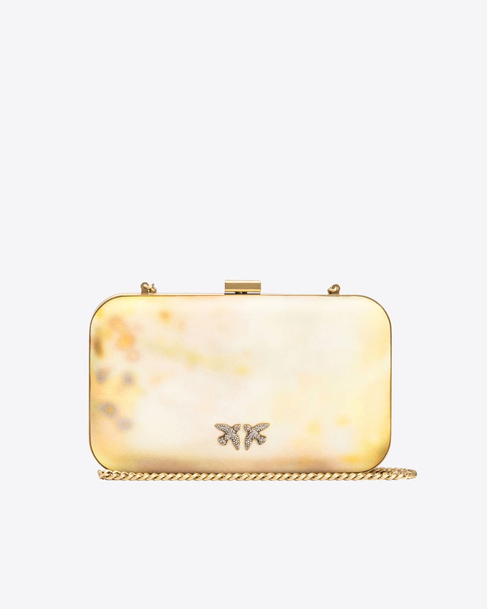 Pinko Clutch Satin Verlaufsprint