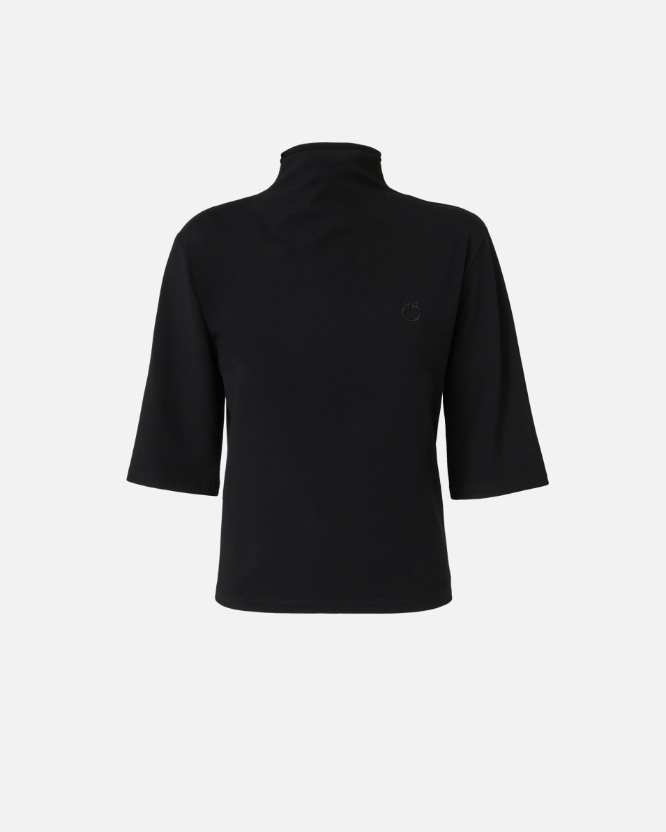 Pinko Dreiviertelarm-Shirt mit Logostickerei