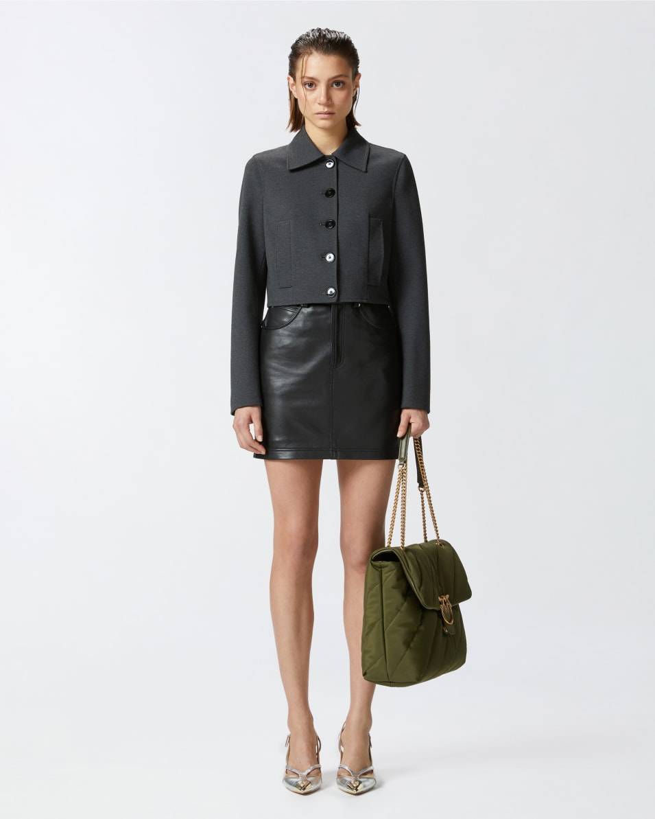 Pinko Einreihige Kurzjacke Punto-di-Roma