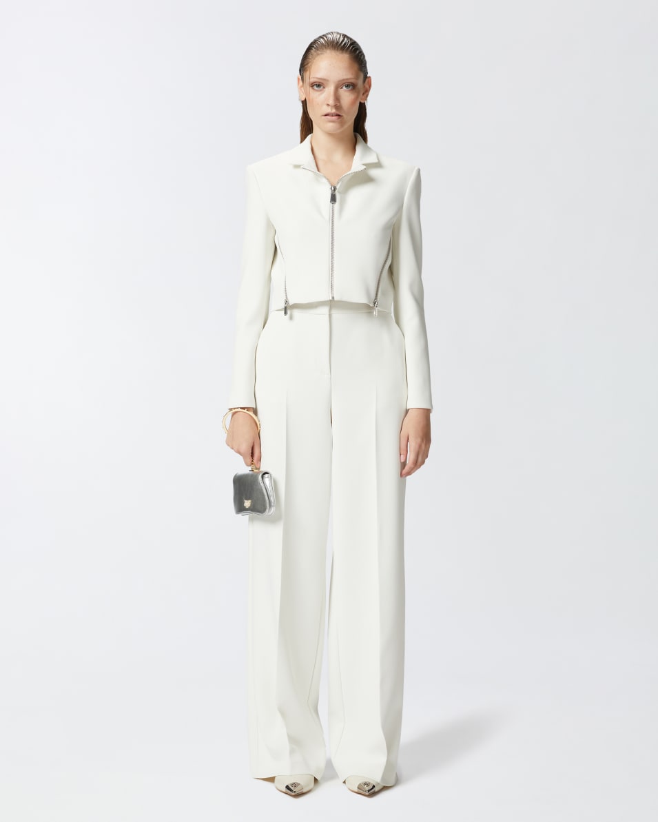 Pinko Elegante Palazzo-Hose Aus Crêpe