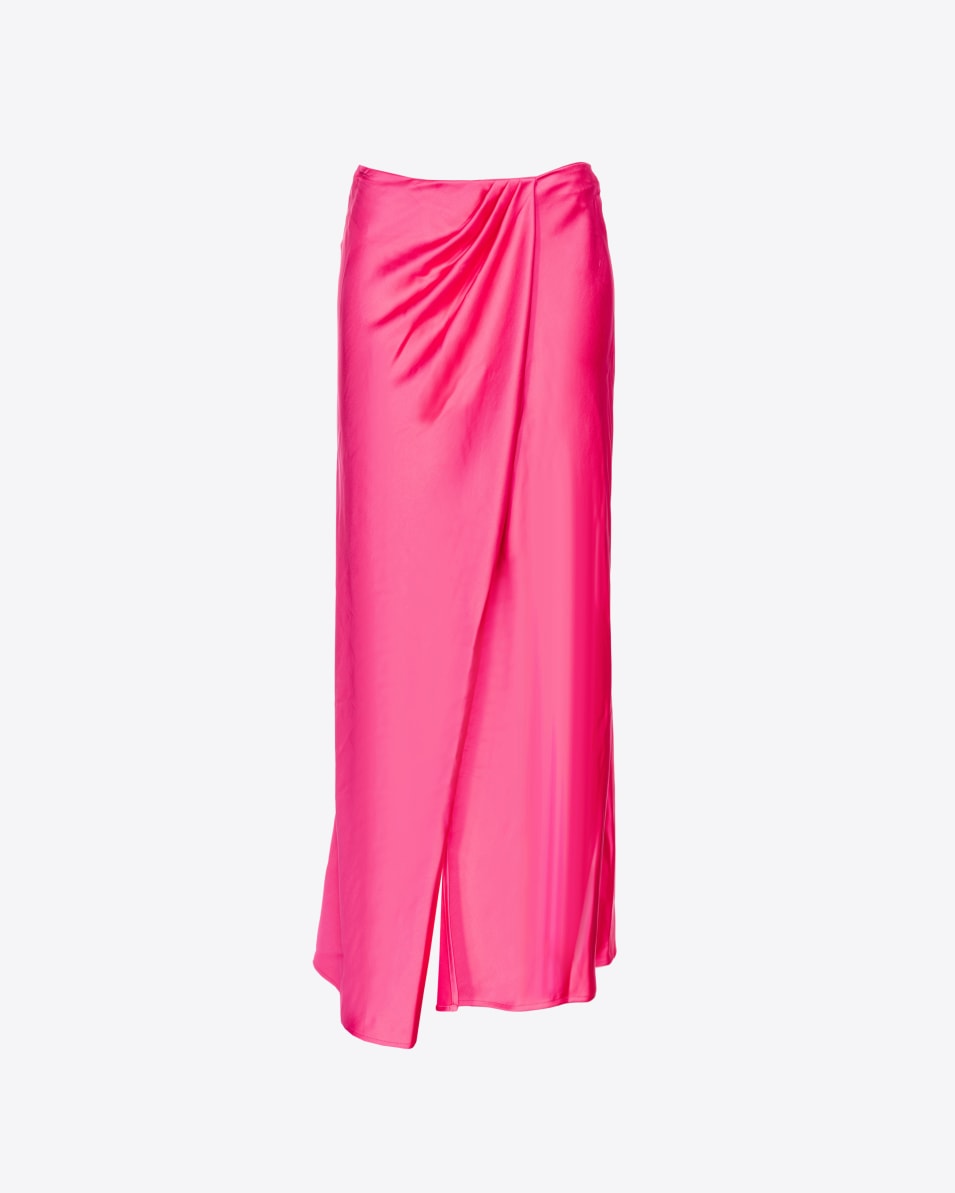 Pinko Eleganter Rock aus strukturiertem Satin