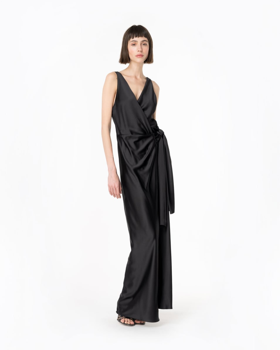 Pinko Elegantes Kleid Aus Strukturiertem Satin