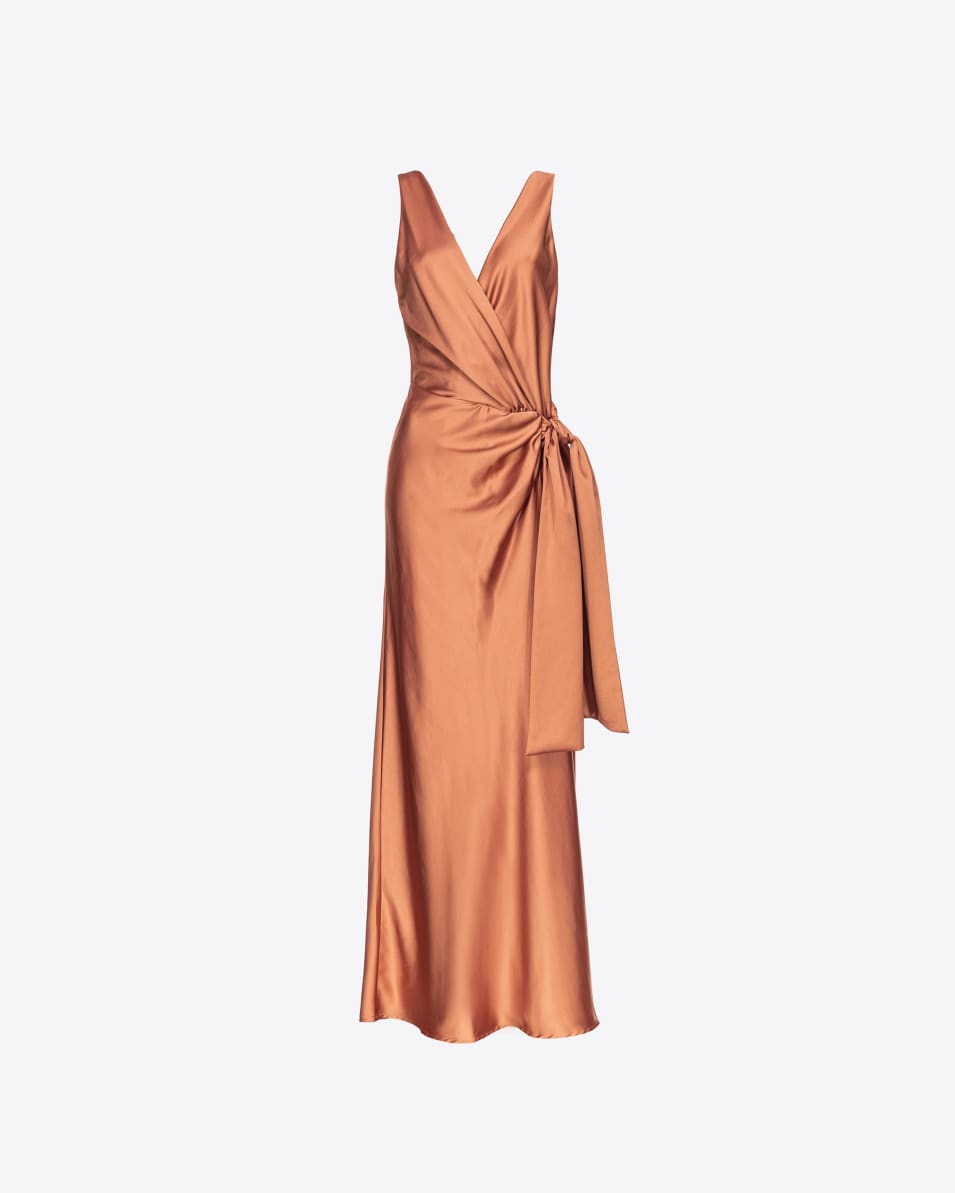 Pinko Elegantes Kleid aus strukturiertem Satin