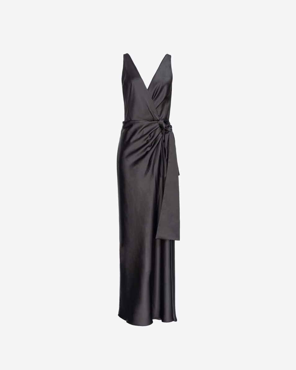 Pinko Elegantes Kleid aus strukturiertem Satin