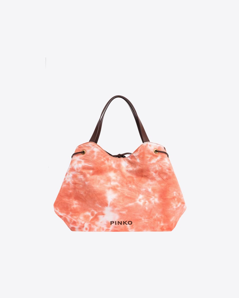 Pinko Extra Pagoda Shopper Maltinto-Segeltuch