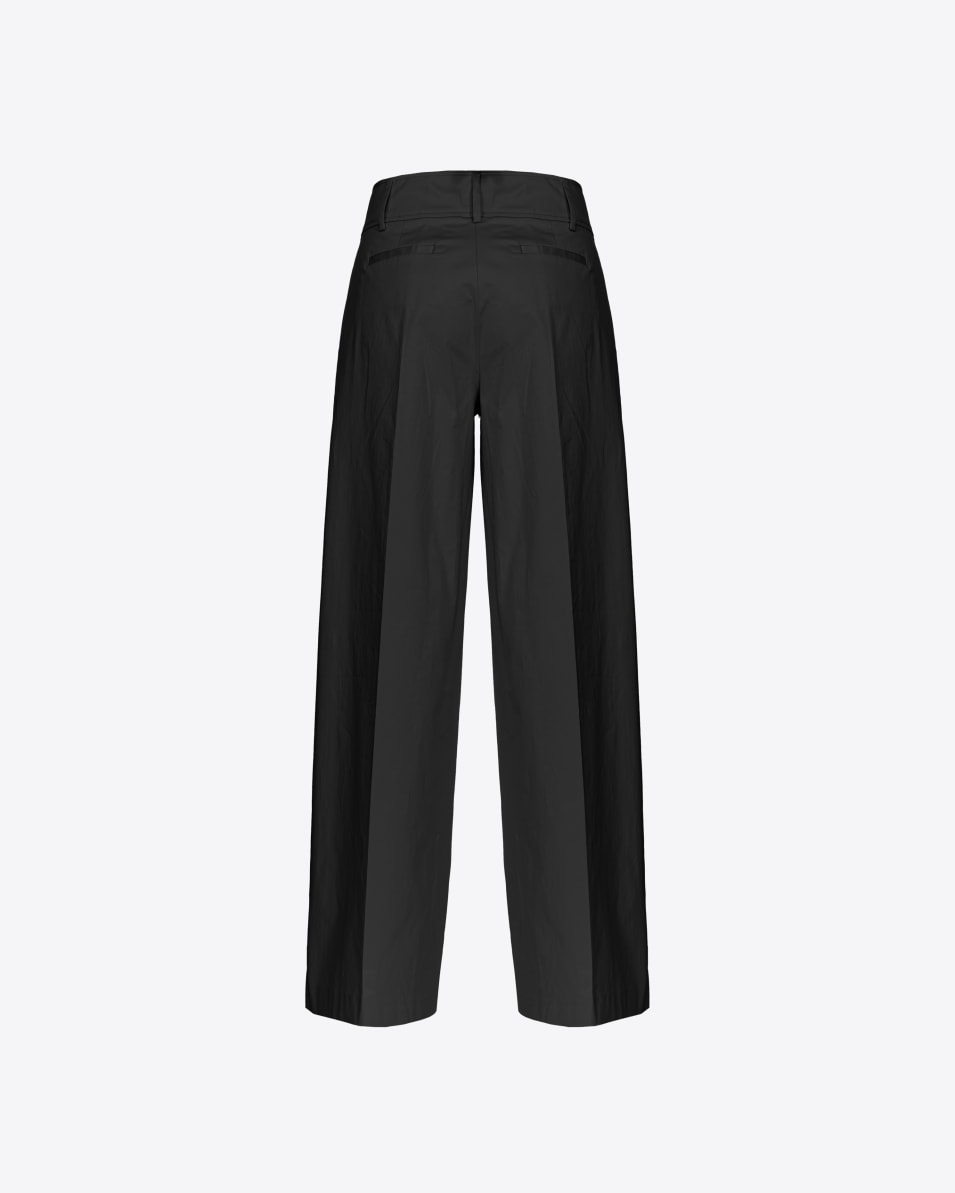 Pinko Extra Weite Hose Aus Technischem Satin