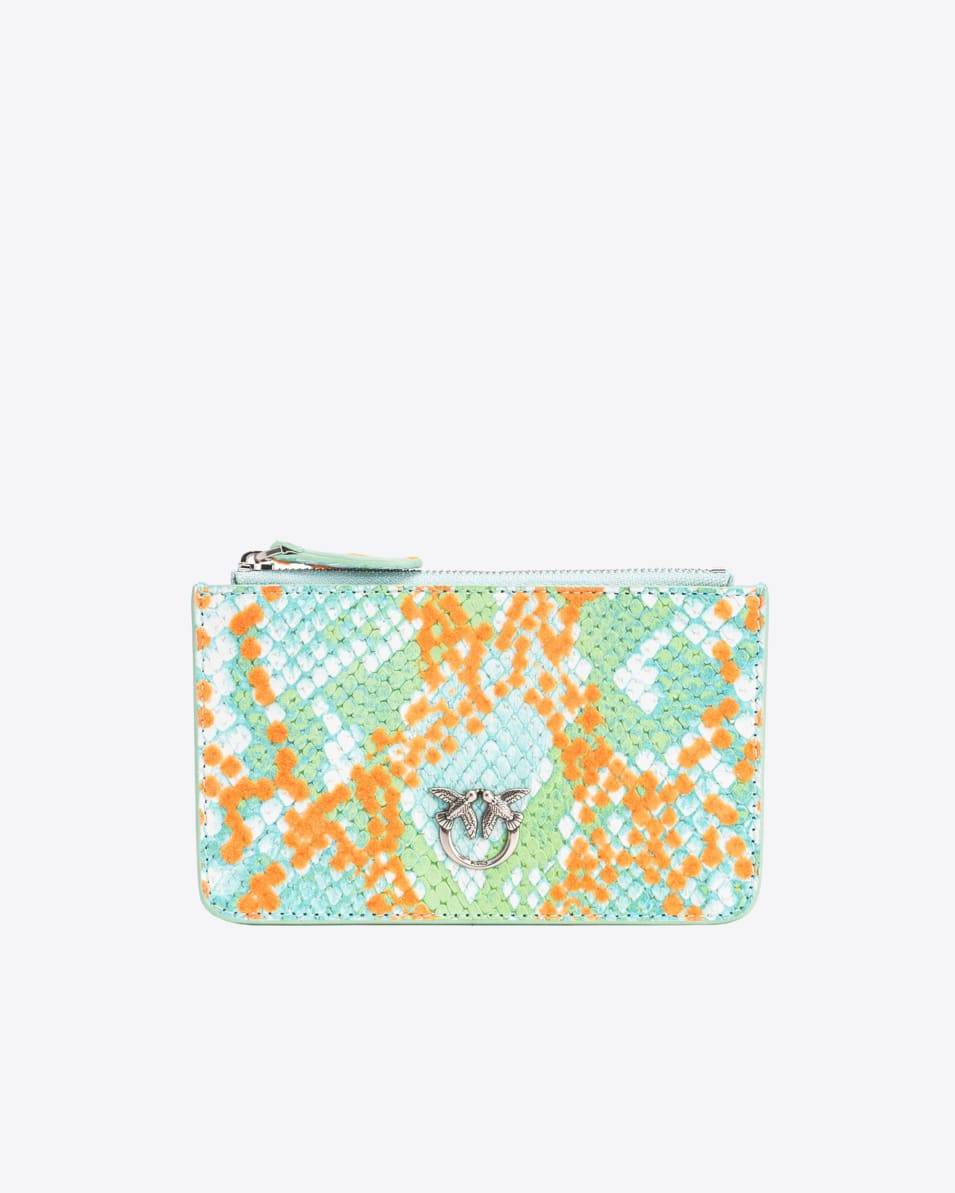 Pinko Flache Pouch-Tasche Reptil PINKO Galleria