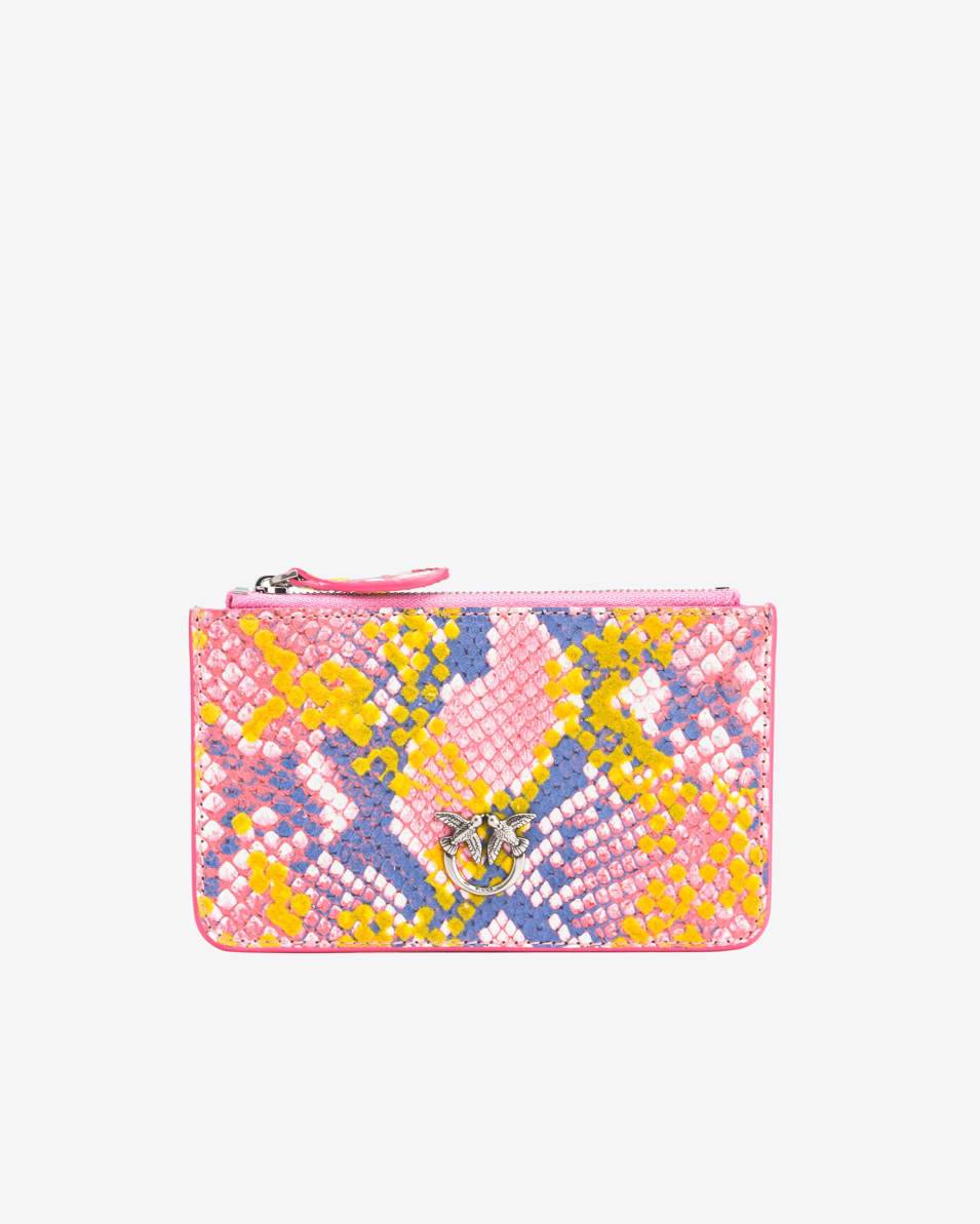 Pinko Flache Pouch-Tasche Reptil PINKO Galleria