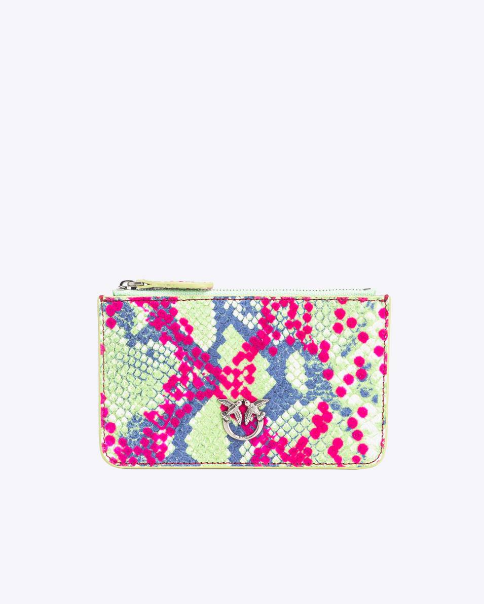 Pinko Flache Pouch-Tasche Reptil PINKO Galleria