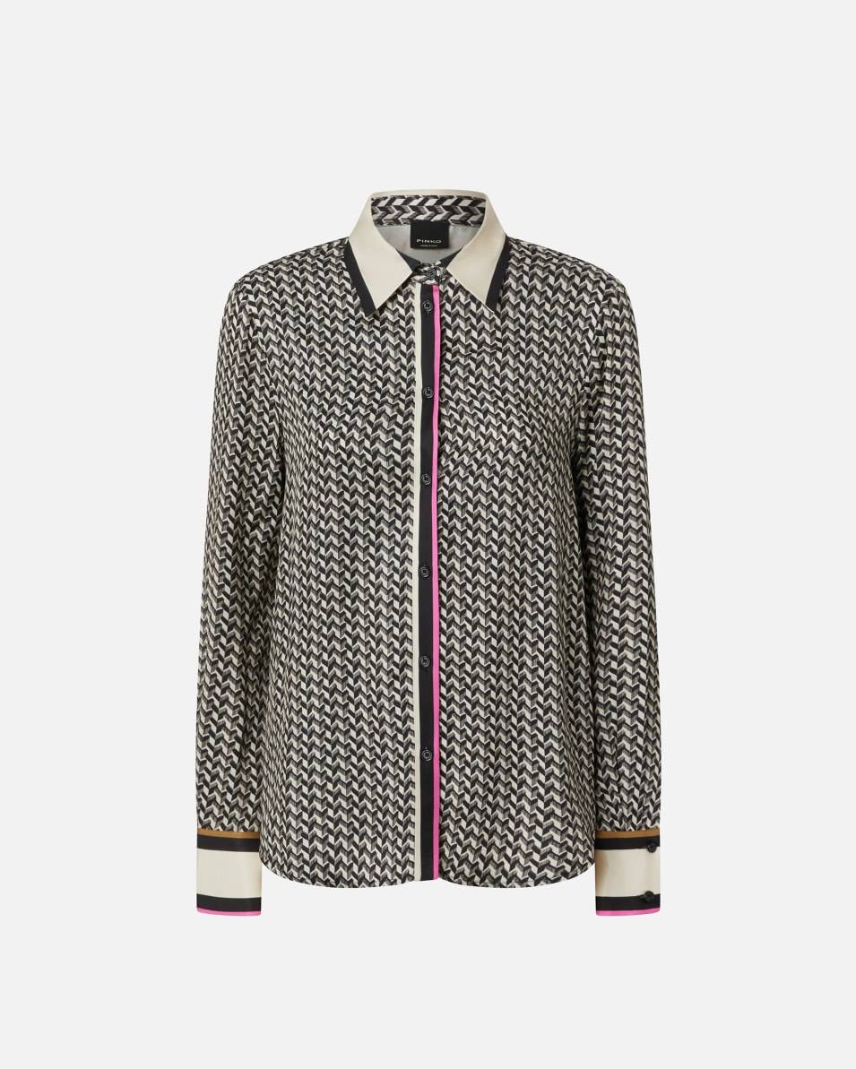 Pinko Fließende Bluse mit Foulard-Print