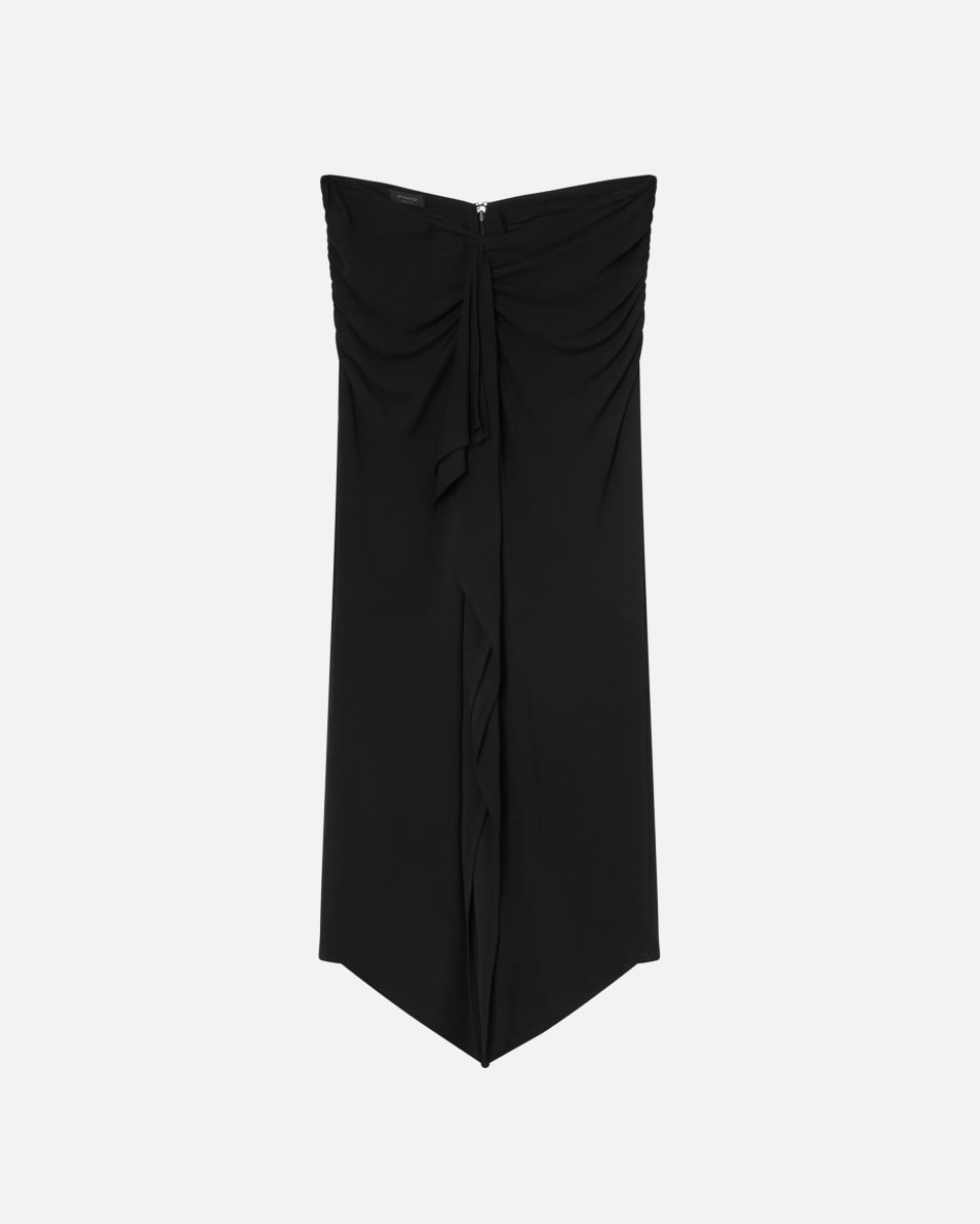 Pinko Fließender Longuette-Rock mit Volant