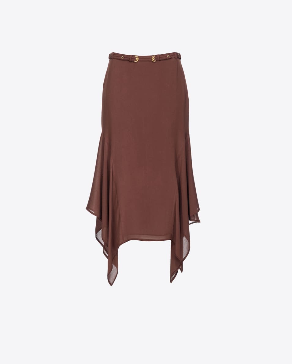 Pinko Fließender Rock Mit Gürtel