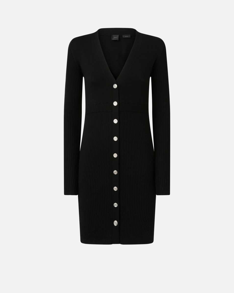 Pinko Geripptes Minikleid aus Wolle